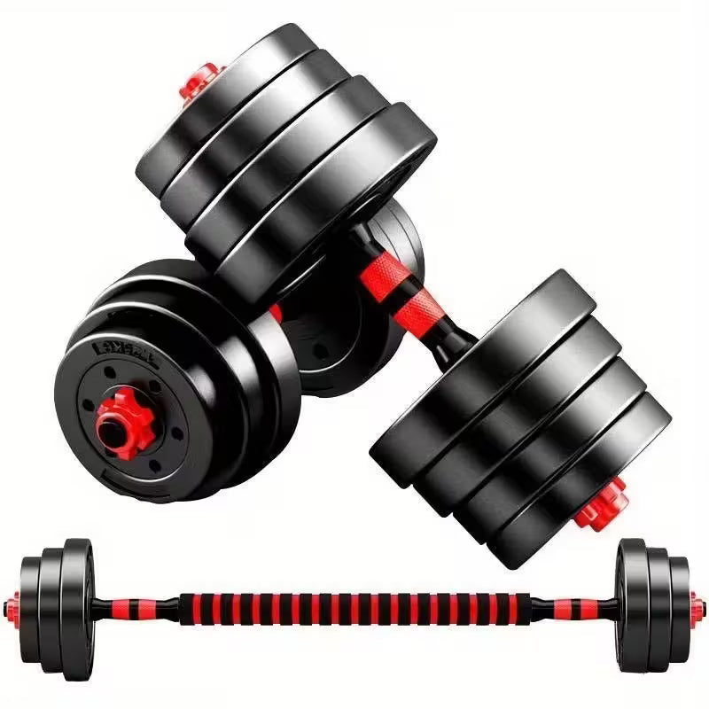 Adjustable-Dumbbells-Sets, Free Weights-Dumbbells Set Of 2 Convertible To Barbell A Pair Of Lightweight For Home Gym, Women And Men Equipment