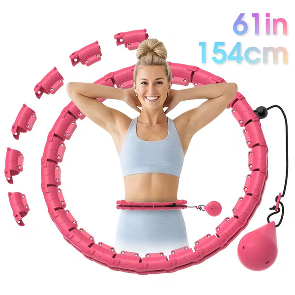 Smart weighted hula hoops