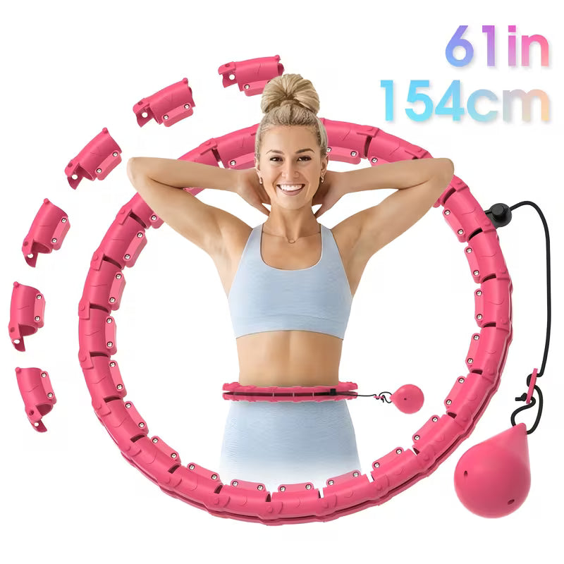 Smart weighted hula hoops